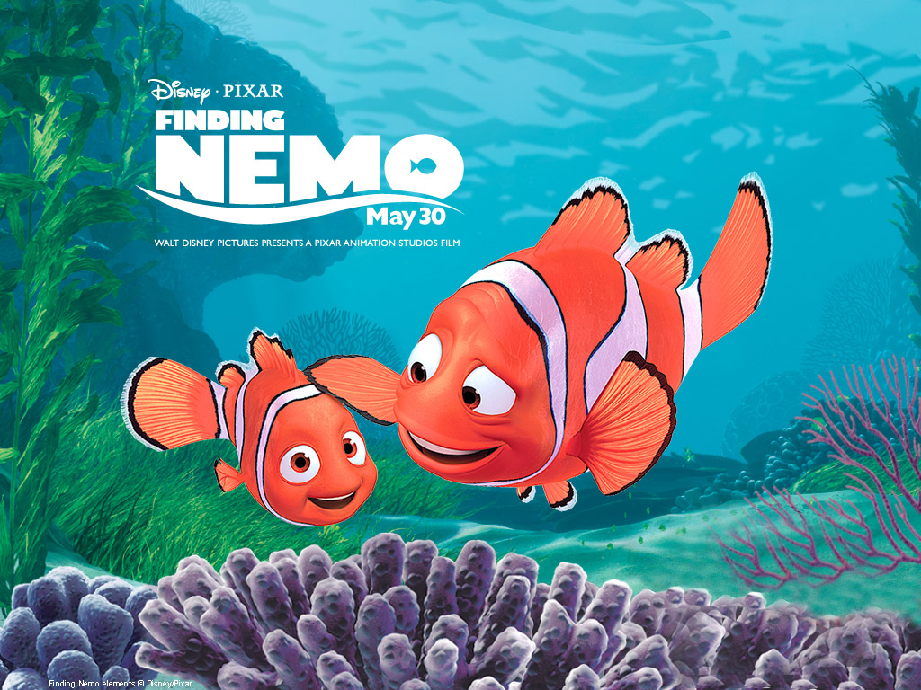 Рыба дисней. Немо. В поисках Немо. Finding Nemo Постер.